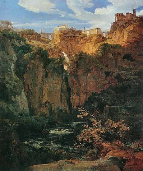 Tivoli, les cascades et le temple de Vesta, Ernst Fries